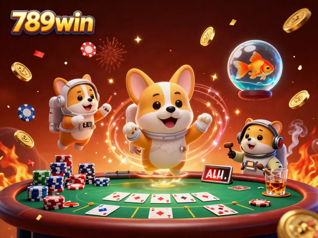 Engage with thrilling casino action at 789win in a vibrant, cosmic gaming adventure with exciting elements.