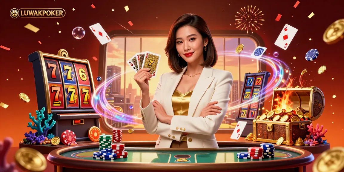 Engage in thrilling gameplay at LUWAKPOKER with vibrant casino elements and a powerful business atmosphere.