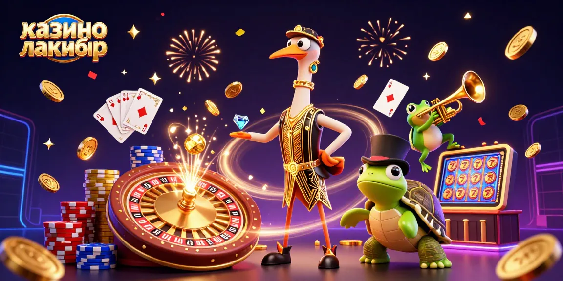 Experience the thrill at казино лакибир with dynamic characters and vibrant casino elements.