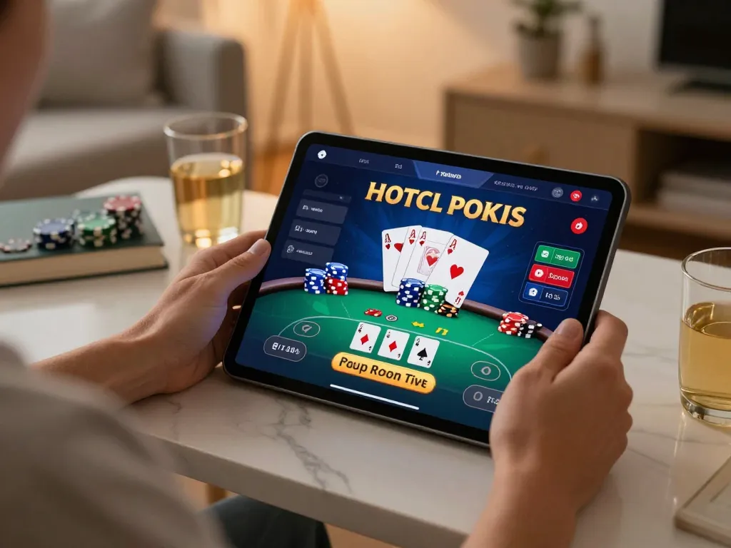 Engaging scene of online gambling in a cozy home environment - liên hệ LU88 for gaming inquiries and support.