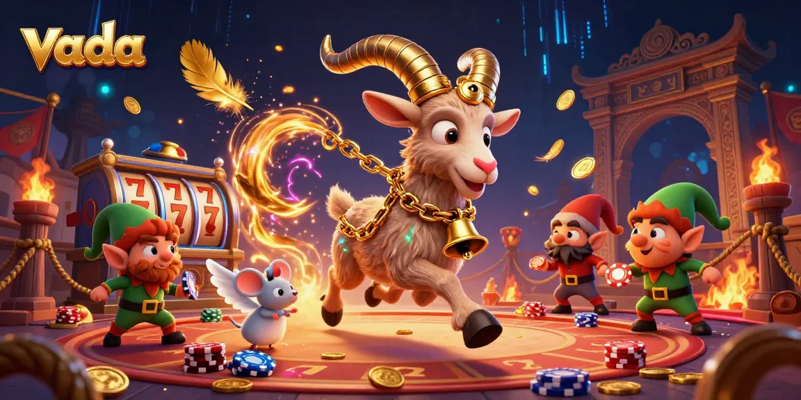 Experience excitement at vada's credit card casino with unique characters and lively game elements.