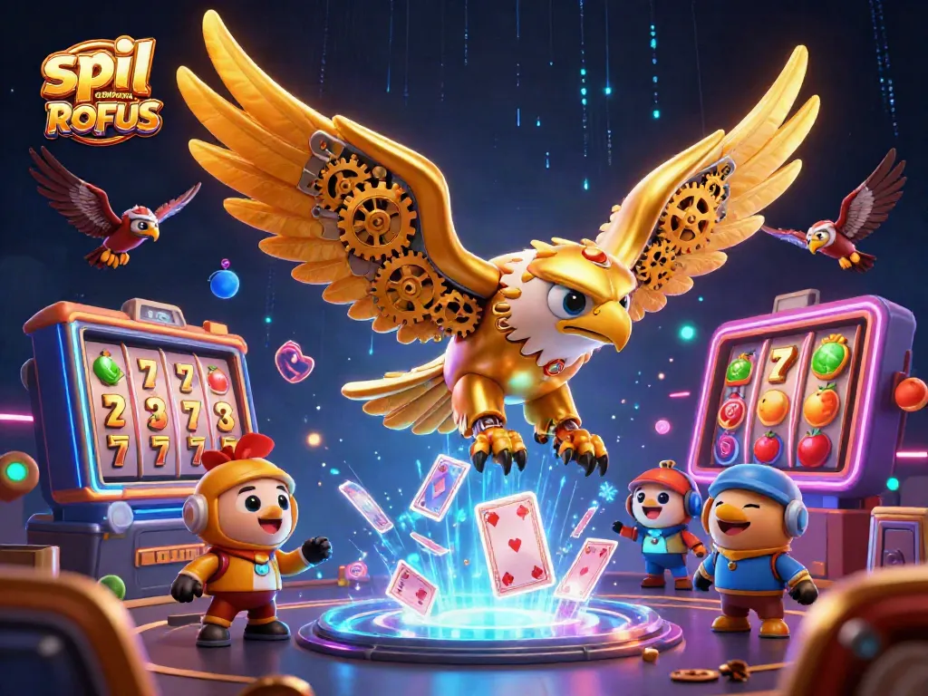 Engage with dynamic casino gameplay in action, featuring spil casino uden om ROFUS with thrilling symbols and characters.
