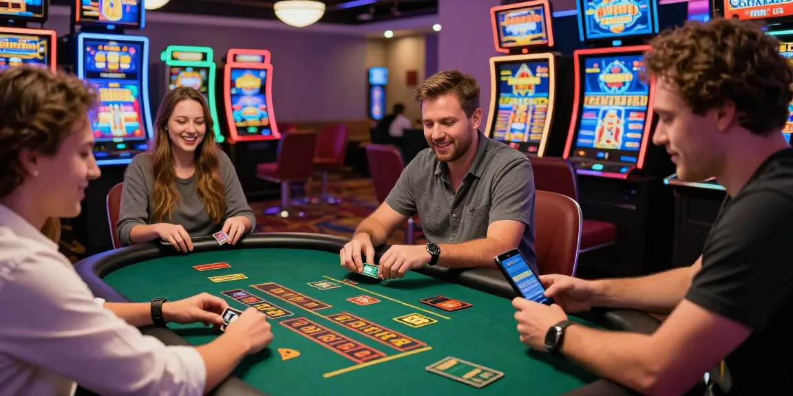 Engaging scene at a credit card casino showcasing players enjoying gaming options at https://euf.co.uk with vibrant slot machines and lively atmosphere.