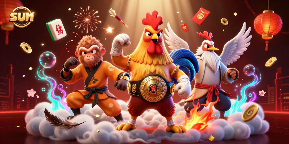 Engage in thrilling casino action with sun-themed 3D characters and vibrant gameplay elements.