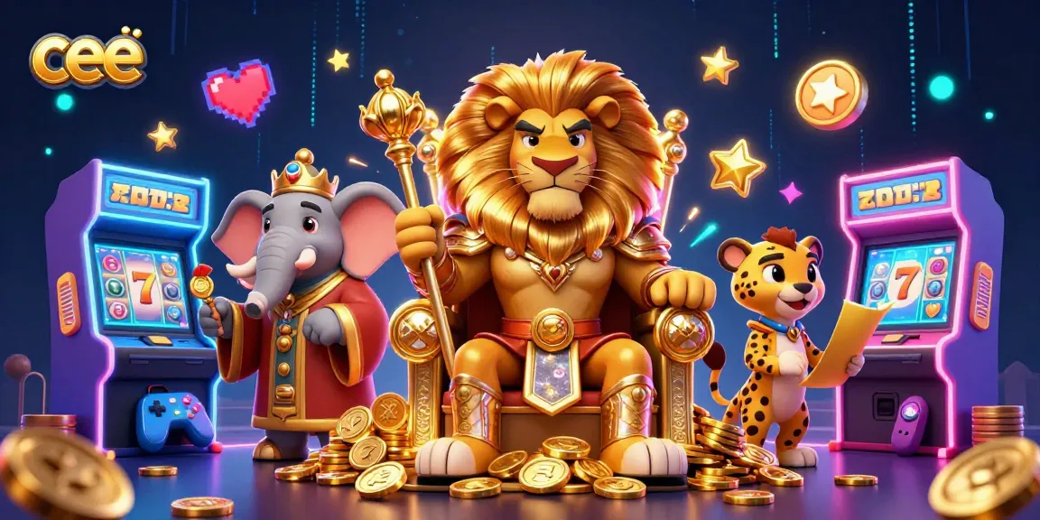 Bet on big wins with cee's colorful gambling-themed 3D illustration featuring iconic casino elements.
