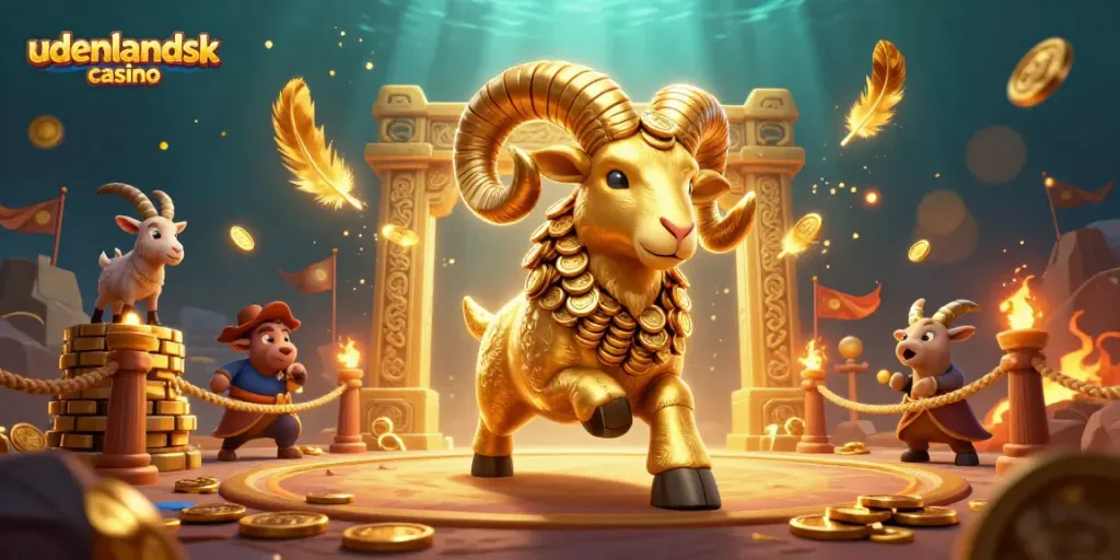 Experience the excitement of udenlandsk casino with vibrant characters and casino elements in a thrilling 3D illustration.