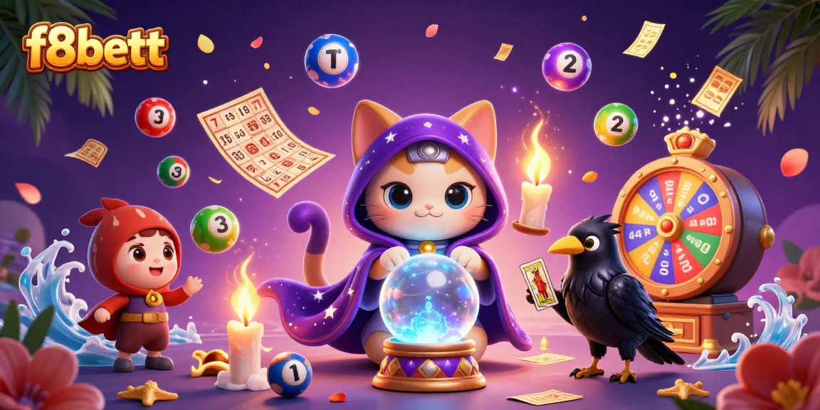 Experience thrilling gaming with f8bettt's vibrant casino elements in a rich, dynamic illustration