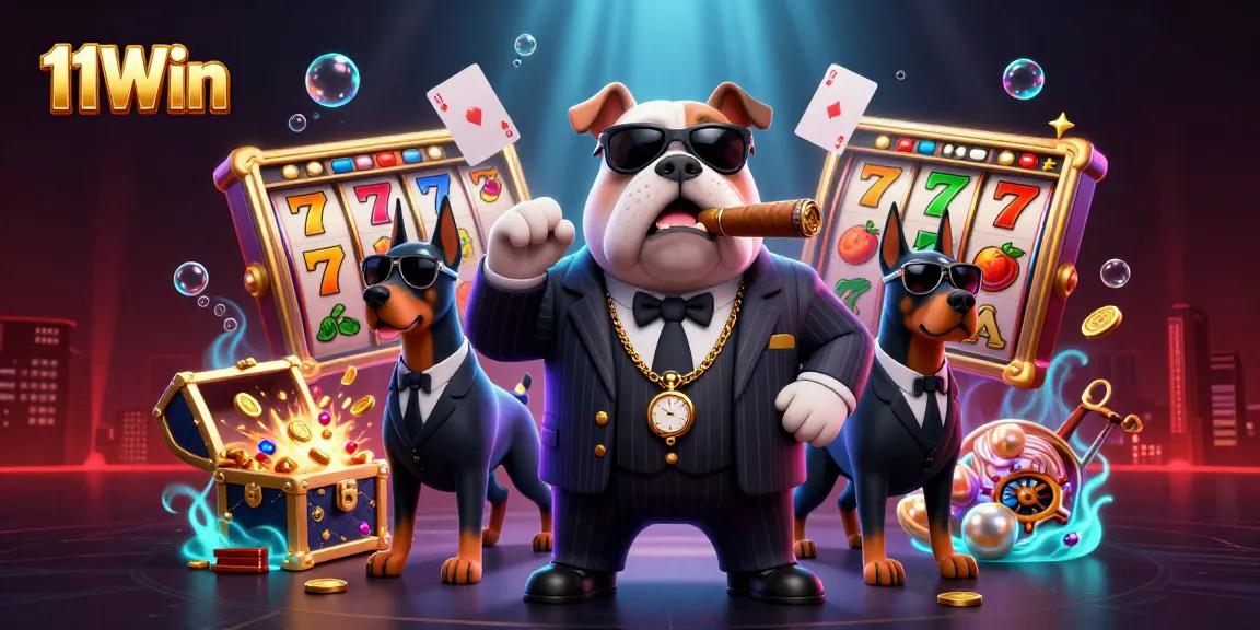 Experience the thrilling world of 11Win casino with vibrant slot reels and dynamic game elements