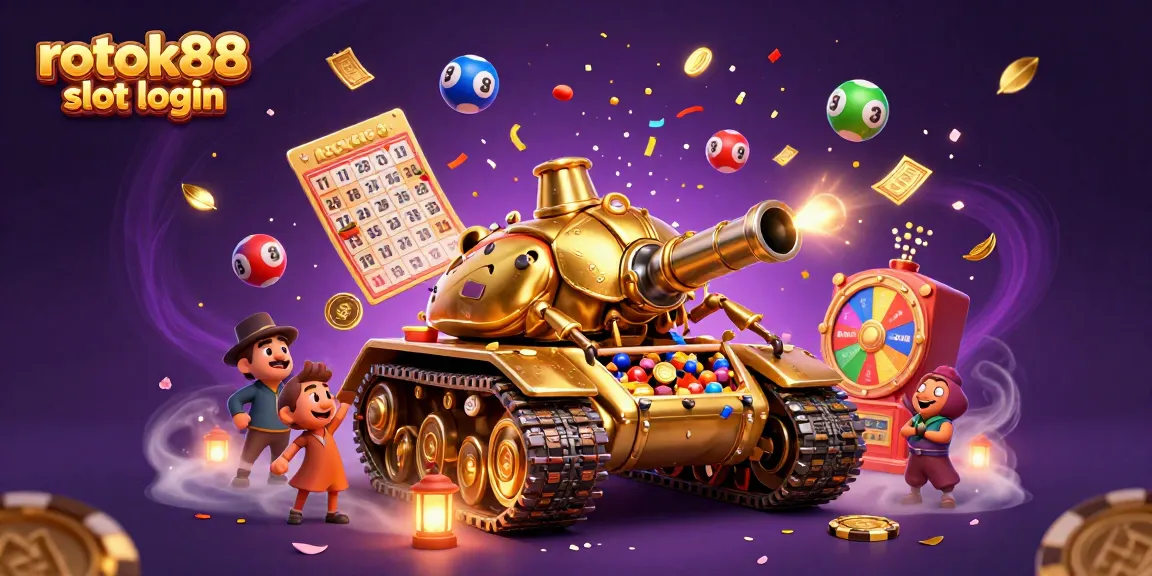 Experience exciting gameplay with rokok88 slot login featuring vibrant casino elements and golden lucky symbols!